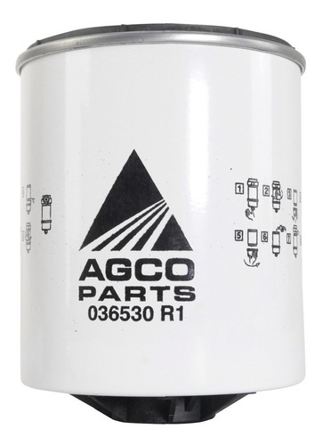 Filtro De Aceite Trampa De Agua Agco 036530 R1  Fo.