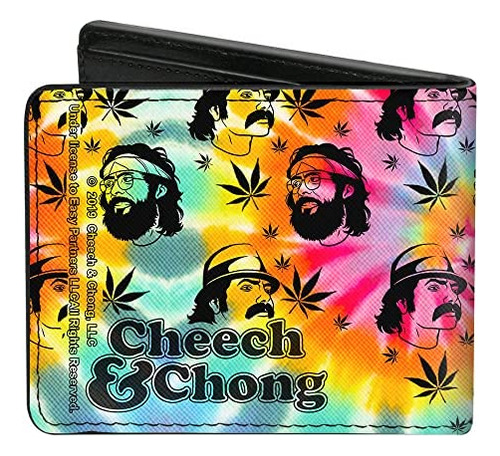 Cartera Plegable Con Hebilla Para Hombre Cheech & Chong, 4.0