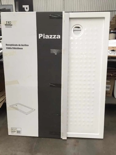 Imagen 6 de 10 de Receptáculo Plato Ducha Acrílico Piazza 120x70 + Sopapa