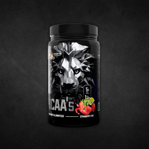Leo Fortis Bcaas Strawberry Kiwi 1kg Sabor Fresa Kiwi