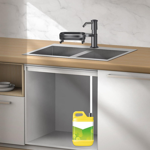 Dispensador De Saponina Para Fregadero De Cocina En Fregader