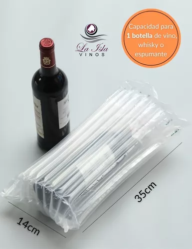 Bolsa De Burbuja Proteccion Para 1 Botella De Vino -inflable