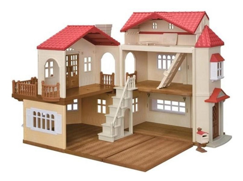 Ático secreto con tejado rojo de Sylvanian House Epoch 5708