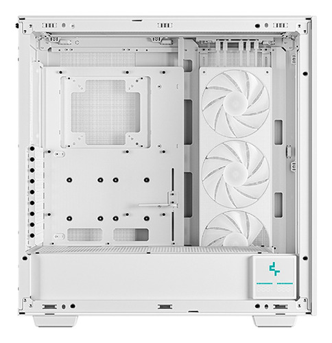 Gabinete Deepcool Morpheus Modular Con Display y Pci-e Riser Color Blanco