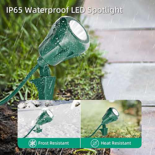 Focos Led Rgb Impermeables Para Exteriores De 120 V