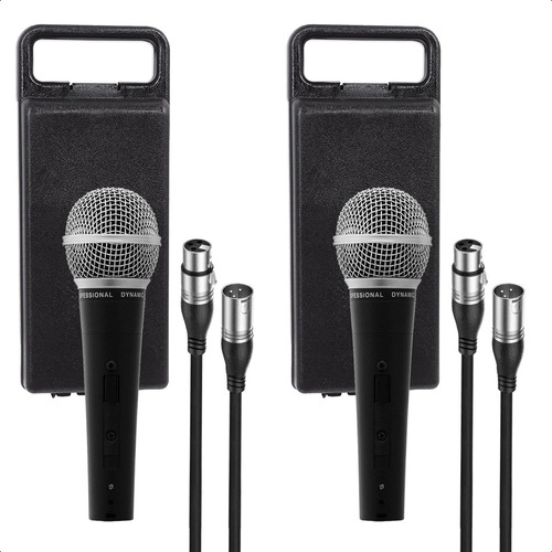 2 X Microfonos Profesionales Sn58 Modelo Sm58 + Cable  #143