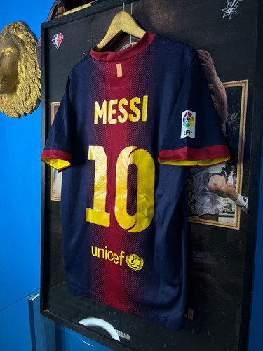Camiseta Nike Barcelona 10 Titular Auténtica 2012 (Usado)
