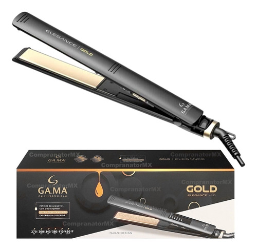 Alaciadora Plancha De Cabello Pelo Cerámica Gold Profesional