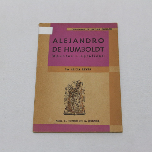 Alejandro De Humboldt Apuntes Biograficos