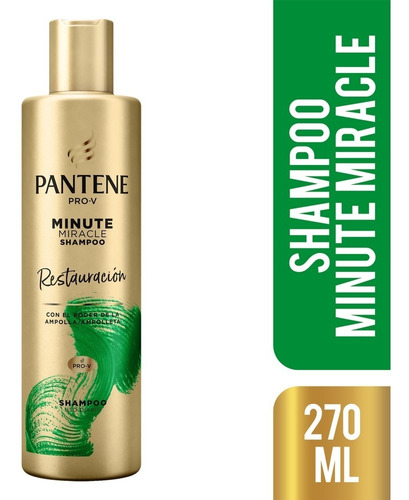 Shampoo Pantene Pro-v Minute Miracle Restauración 270 Ml