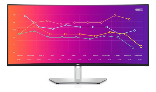 Dell Udw Ultrasharp - Monitor De Concentrador Usb-c Curvado.