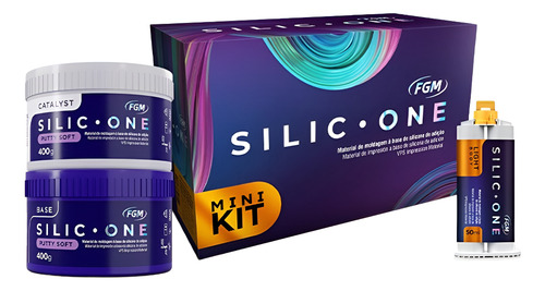 Mini Kit Silicone Adição Silic One Putty Soft + Light Body