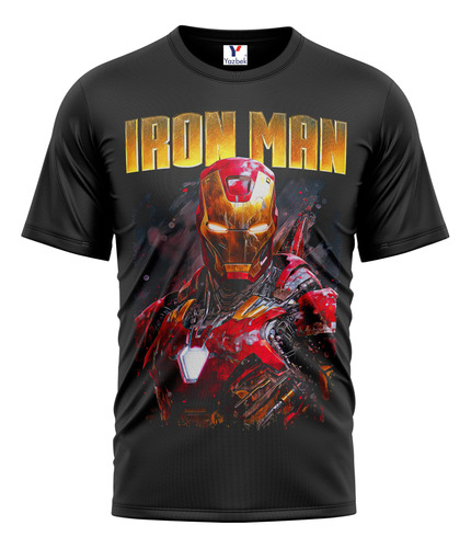 Playera Iron Man, 100% Algodón 05