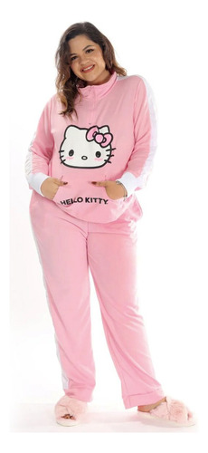 Pants Mujer Conjunto Hello Kitty Pantalón Y Sudadera Pijama
