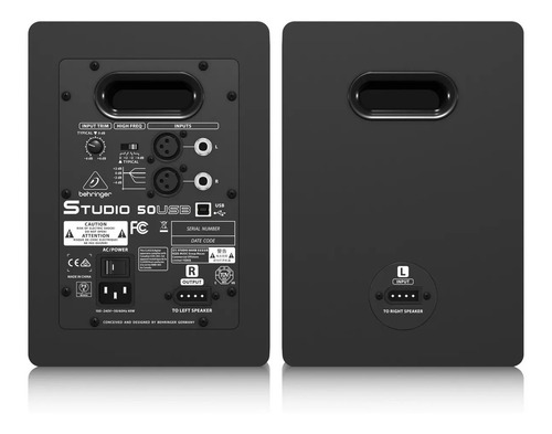 Imagen 2 de 7 de Monitores Activos Behringer Studio 50usb + Garantía