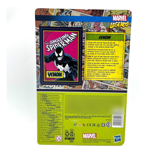 The Amazing Spider Man Venom Marvel Legends Kenner (Usado)