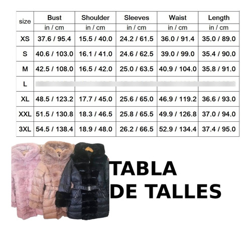 Campera Puffer Freyja Abrigo Piel Capucha Cinturon Extraible