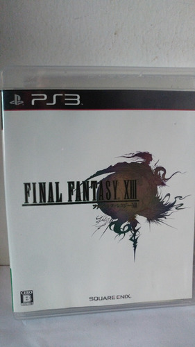 Ps3 Final Fantasy Xiii Videogame Japones Anime Rpg Juego