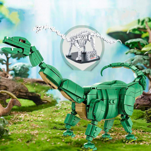 Blocks De Construcción Dinosaurios Con Fósil Didácticos Art