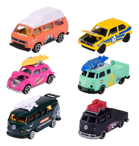 Autos De Juguete X1 Metal Majorette Volkswagen Surtidos Febo