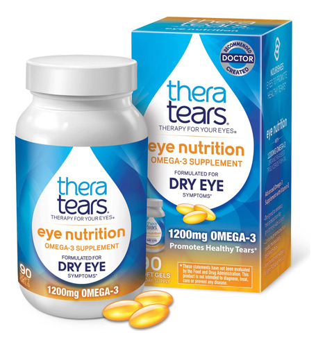 C&aacute;psulas De Suplemento De Omega-3 Thera Tears Nutriti