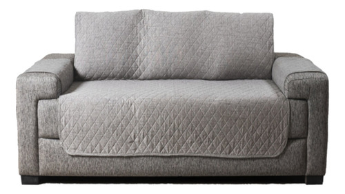 Protector Cubre Sala Gris Sillón Loveseat 2 Plazas Nuevo
