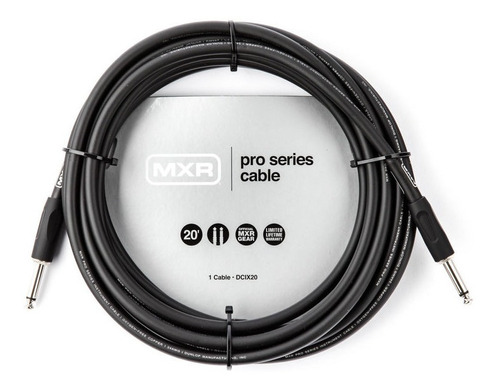 Cable Guitarra  6 Mts Pro Series Mxr Dcix20