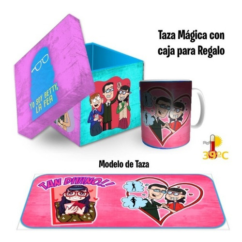 Taza Magica Con Caja Para Regalo, Modelo, Betty La Fea