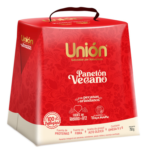 Panetón Vegano Unión 750g