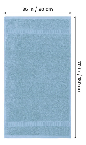 Toalla De Baño Utopia Towels, Lujosa Sábana De Baño Jumbo X2