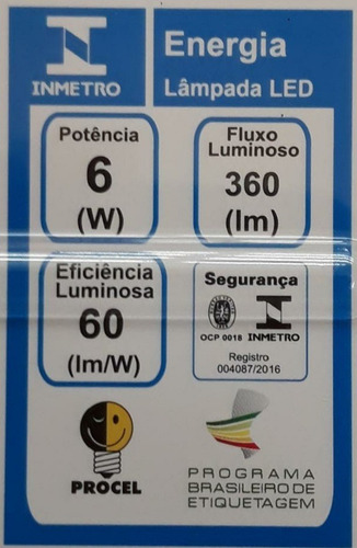 Imagem 4 de 4 de Lâmpada Led Par 20 6w 2700k Bivolt Ip65 Uso Int/ext Lm501