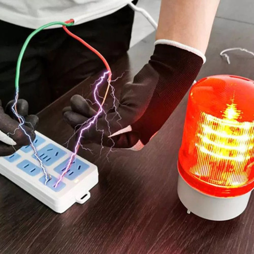 2 Pares De Luvas Isolantes De Proteção Elétrica 400v A