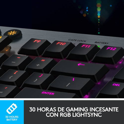 Teclado Mecánico Inalámbrico Rgb Lightspeed Logitech G915