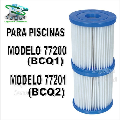 Imagen 5 de 6 de Set Paquete 4 Filtro Cartucho (s) Tipo V Para Bomba Bestway