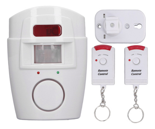Sirena Con Sensor De Movimiento, Alarma Exterior, Control Re