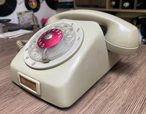 Imagen 5 de 8 de Telefono De Mesa Antiguo Original Decorativo