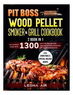 Libro: Pit Boss Wood Pellet Smoker And Grill Cookbook: 2 Boo