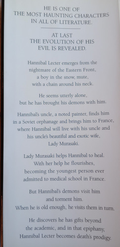 Thomas Harris, Hannibal Rising, En Inglés, Tapa Dura (Usado)