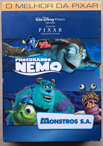 Dvd Procurando Nemo & Monstros Sa Pixar Duplo Box 4 Dvds (Usado)
