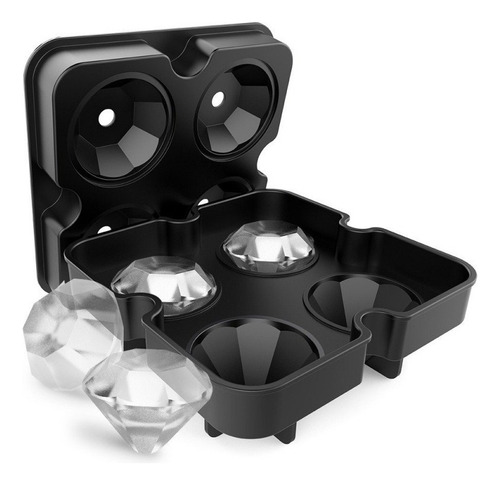 Y Molde De Silicona Para Hielo Con Forma De Diamante, 4