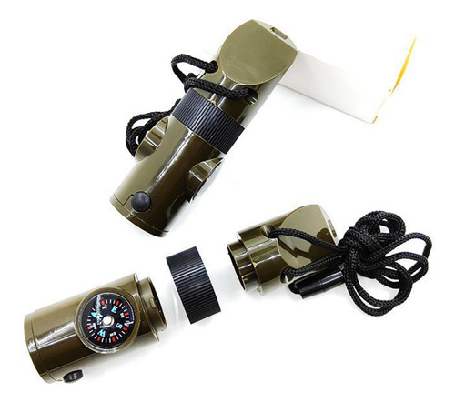 Silbato De Supervivencia Con Multifuncional Con Linterna