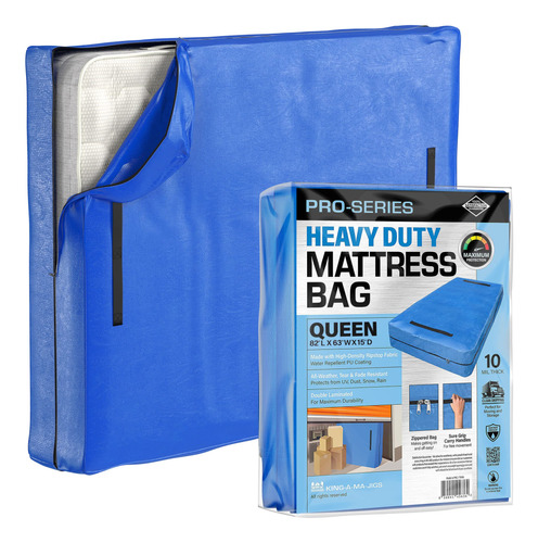 (queen) - Bolsa De Colchon Para Mudanza Y Almacenamiento Con