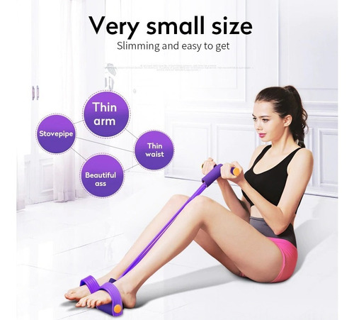 Extensor Elástico Para Exercícios Academia Ginástica Yoga