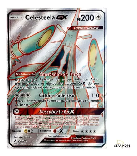 Pokemon Card Celesteela GX
