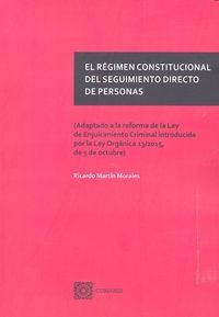 Regimen Constitucional Seguimiento Directo De Personas - ...