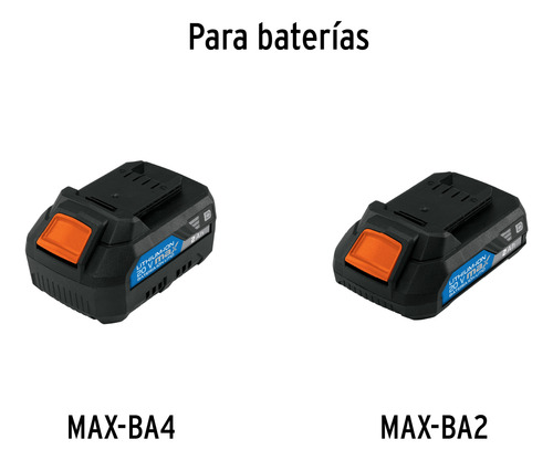 Cargador Dual Para Baterias Ion Litio 20v Truper Max 102492
