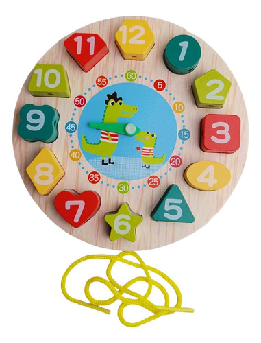 Sensory Busy Boards Accesorios Reloj Con Cuentas De Madera