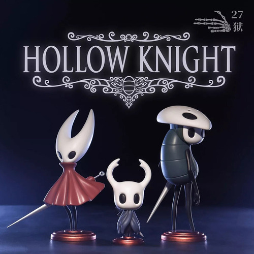 3 Figuras De Hollow Knight Gkhollow Knight De 6,5 Pulgadas