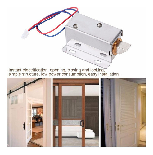 Kit De Ensamblaje De Seguro Electromagnético Cc De 12 V