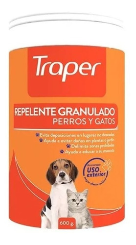 Traper Repelente Granulado 600grs Exteriores Perros Gatos 